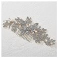 thumbnail image 1 of 26-27 Handmade Wedding Hair Comb Clip Rhinestone Bridal Hair Comb Piece, Gold Hair Accessories For Brides Wedding, 1 of 5