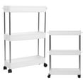thumbnail image 4 of Storage Trolley Practical Storage Cart Largr Capacity Hook Design For Home Restaurant Kitchen Hotel 3 Tier, 4 of 8