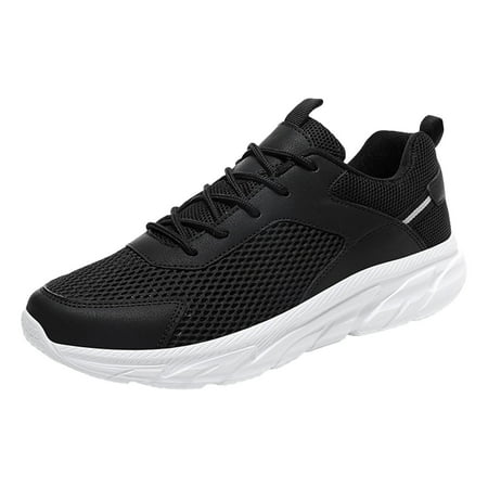 

Blphud Running Shoes Mens Running Shoes Men s Sneaker New Men Sports Shoes New Pattern Summer Mesh Breathable Comfortable Lace up Shoes Sneaker White 46