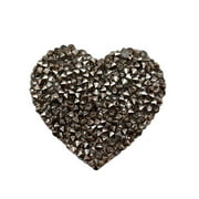 xiuh back glue hot drilling love cloth stickers shoes bag clothing decoration repair holes diy peach heart patch decals a