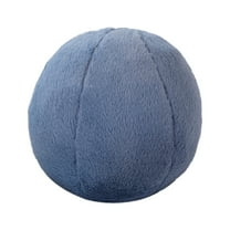 Ball Pillow, 11.8" Cute Round Throw Pillow Faux Fur Plush Room Decorative Boucle Ball Pillow Sphere Shaped Throw Pillow, Ball Shaped Pillow Plush Cushion for Couch, Sofa, Bedroom