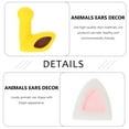 thumbnail image 3 of CIMAXIC DIY Hairband Materials 12 Pairs Resin Animals Ears DIY Mobile Phone Shell Props Hairband Making Accessory,0.79"X0.79"X0.2", 3 of 5