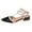 Black, variant on TIEVOSA Baotou Sandals Women's High Class Sense Thick Heel Pointed Head One Strap Women's Shoes