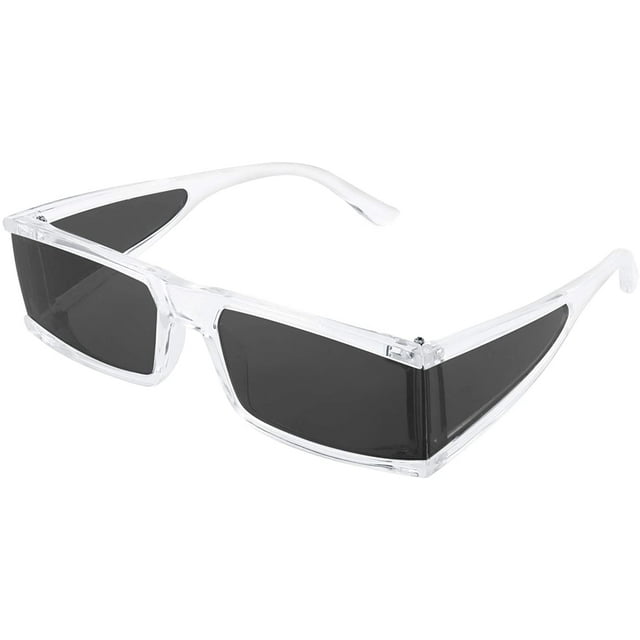 FEISEDY Cool Futuristic Rectangular Sunglasses Cyber Men Women Punk Style Cosplay Sun Glasses B2739