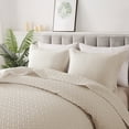 thumbnail image 4 of JUSTLET 3-Piece Cream Quilt Bedding Sets, Queen, 4 of 7