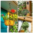 thumbnail image 3 of kurtrusly 2piece Ceiling Hooks For Hanging Plants Easy To Durable Convenient Storage Black 1Set, 3 of 6