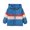 Dark Blue, variant on Hooded Jackets for Kids, Color Barrier Zip Front Long Sleeve Coat, Casual Outerwear for School and Daily Wear, Sizes 100-150