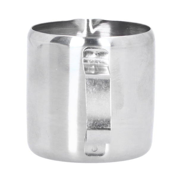 Taza de leche, taza de café de acero inoxidable 304 de 3 oz/90 ml, taza para espuma de café elaborada por expertos