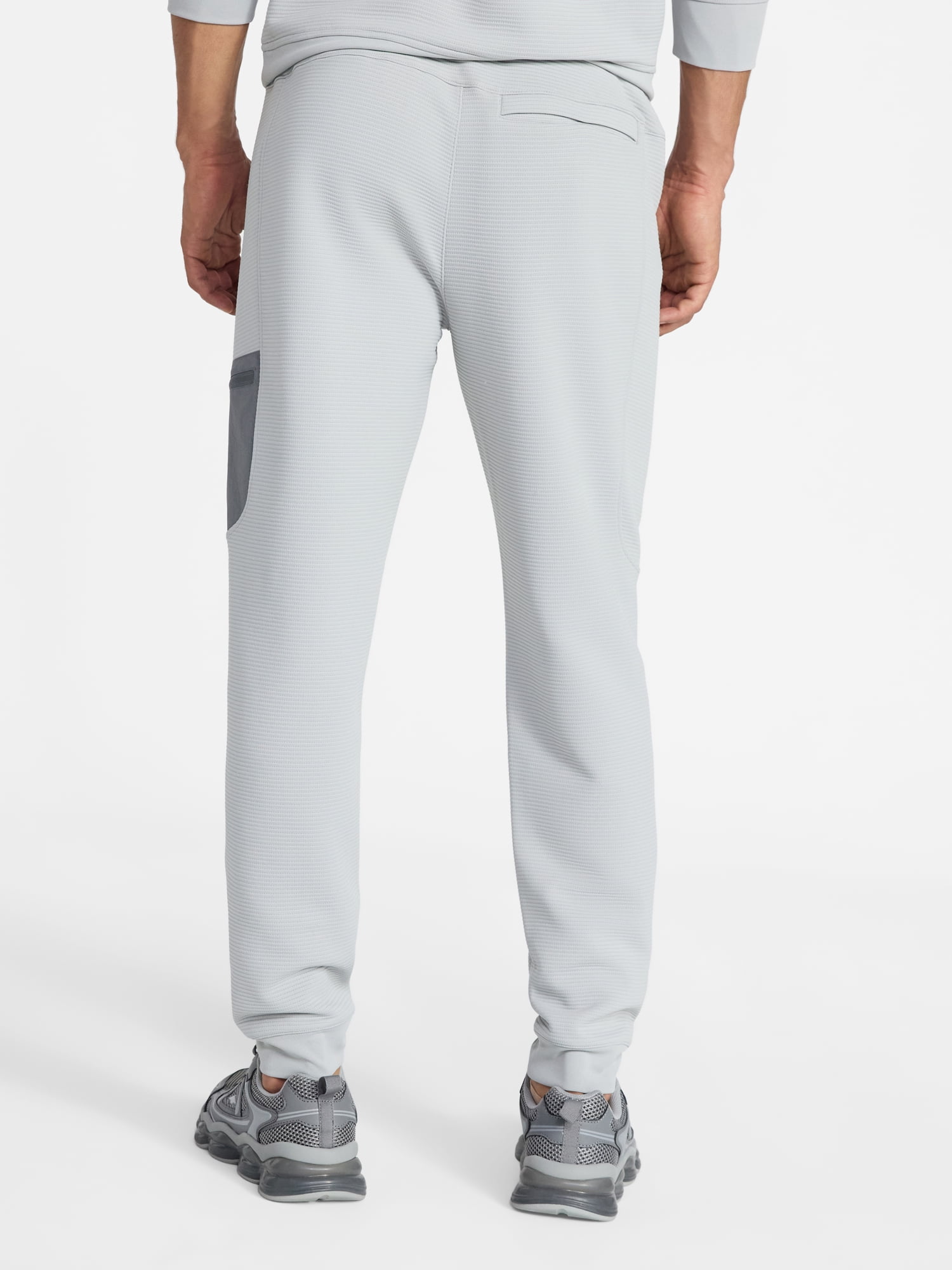 Athletic Works Men's and Big Men's Mix Media Joggers, Size S-4XL