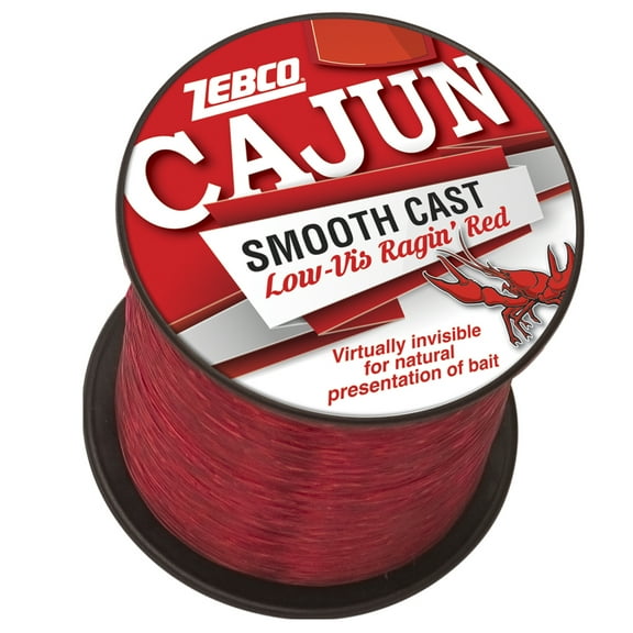 Zebco Line Clear Low Vis 50lb Red- 275yds