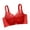 Red, variant on Bixock Push Up Bras for Women Supportive Wireless Bra No Underwire Seamless Lace Spliced Bra Breathable Lingerie Wear with Side Support for Casual Daily Wear