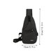 thumbnail image 4 of Xihbxyly Bolso de Hombro Moderno para Hombre, Elegante Bolso Bandolera de Negocios, Bolso de Pecho de Gran Capacidad, para Viajes Al Aire Libre, Diseño Moderno, Correa Ajustable, Ideal para Senderism, 4 of 5