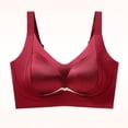 thumbnail image 2 of Turilly Bras Womens Round Neck Wireless Bra With Wide Straps Invisible Everyday Comfort Everyday Bras, 2 of 6