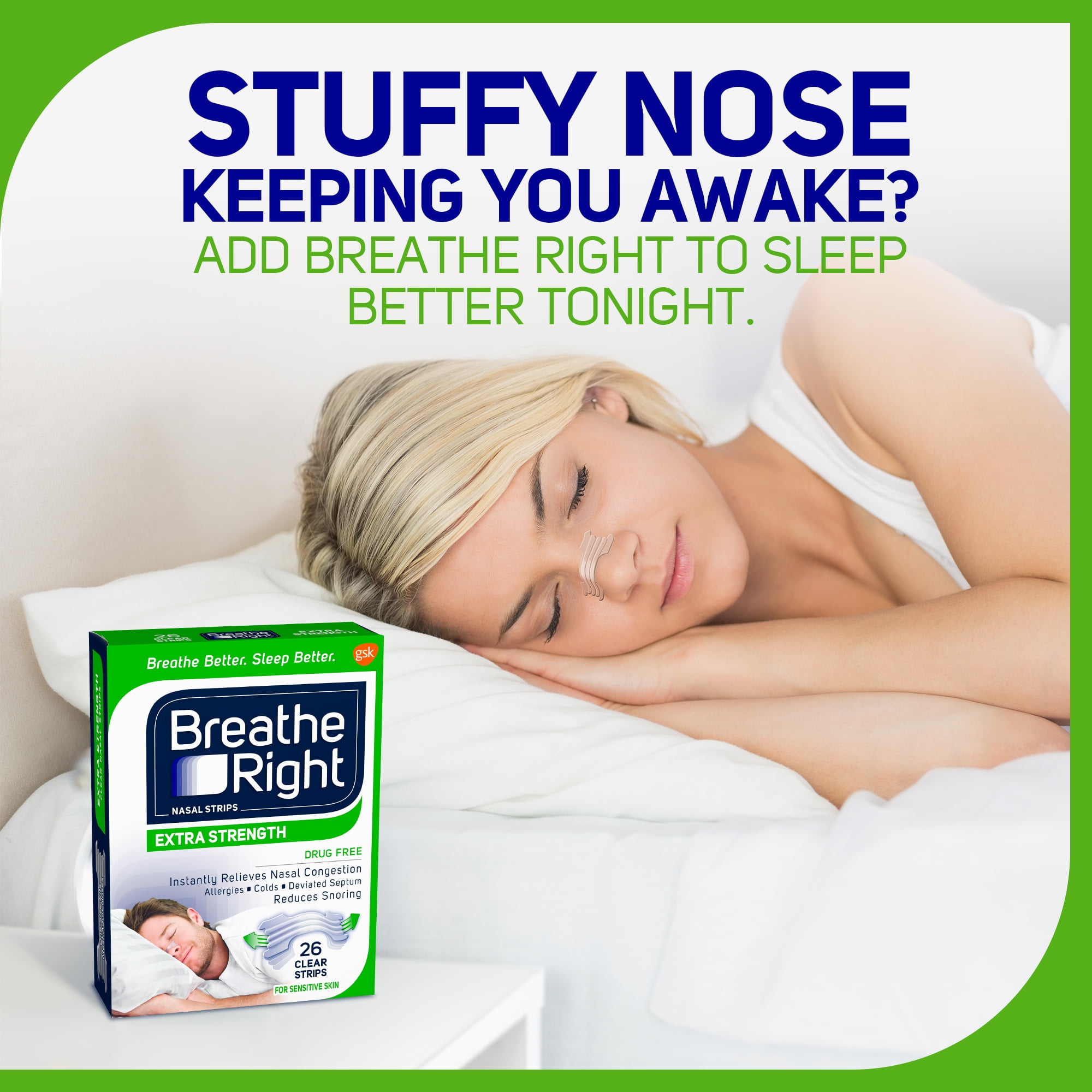 Ripley - BANDAS NASALES ANTIRONQUIDOS BREATHE RIGHT PIEL SENSIBLE