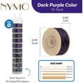 thumbnail image 5 of The Beadsmith Nymo Thread – 10-Pack Dark Purple Color – Size 0, .15mm Diameter, 115 Yard/105 Meter Spool – Made of Nylon – Bead Embroidery & Weaving, Off Loom & Loom Work and DIY Craft Projects, 5 of 8