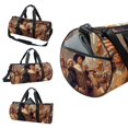 thumbnail image 3 of Columbus Day Sports Bag with Shoe Bag, Yoga Bag, Travel Tote, Duffle Bag, Size 17.7 Inches. Interior Zipper Pocket. Large Capacity., 3 of 6