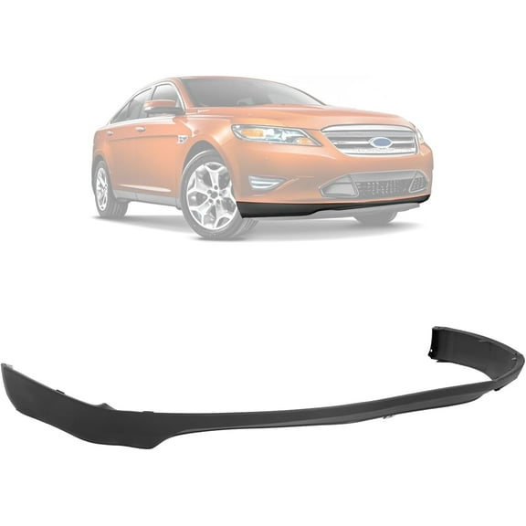 Kojem Front Lower Bumper Valance Panel for 2010-2012 Ford Taurus Replacement for AG1Z17D957CC FO1095231C Textured Black Plastic