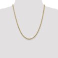 thumbnail image 2 of 14k Yellow Gold 22 Inch 3.75mm Concave Anchor Chain Necklace Pendant Charm, 2 of 9