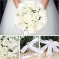 thumbnail image 5 of MMTX White Artificial Flower Bouquets for Wedding Decoration, 5 of 8