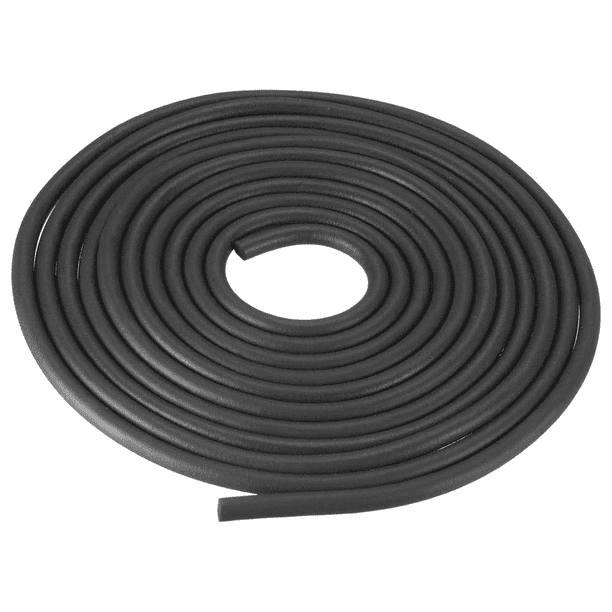 Rubber Round Bar Black Rubber Rope Solid Round Bar Foam Rubber Seal Weatherstrip 5mm Diameter