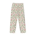 thumbnail image 5 of Goofa Rose Flowers Printed Soft Pajama Pants for Men, Wide Leg Comfy Casual Lounge Yoga Pants-, 5 of 9