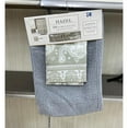 thumbnail image 2 of Kashi Home Hazel 14 pc Fabric Shower Curtain, Chenille Bath Rug Mat & Roller Hooks, Bathroom Accessory Set, 2 of 3