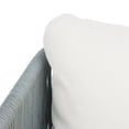 thumbnail image 4 of SAFAVIEH Kerson Outdoor Patio 4 Piece Conversation Set, Grey/Beige, 4 of 9