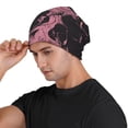 thumbnail image 3 of Xecao Skull and Snake Art Print Beanie Knitted Hat for Men Women, Winter Fashion Knit Cuffed Caps Unisex, 3 of 7