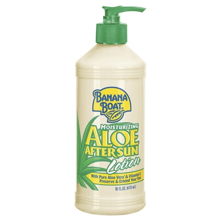 (2 pack) Banana Boat Moisturizing Aloe After Sun Lotion - 16 (Best Aftersun For Prickly Heat)