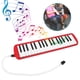 thumbnail image 4 of Piano melódica de 37 teclas para principiantes con funda de transporte (rojo), 4 of 14