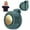 Green, variant on Portable Clip-On Fan, Mini USB Rechargeable 360° Rotatable Fan, 3-Speed Silent Mini Bladeless Fans