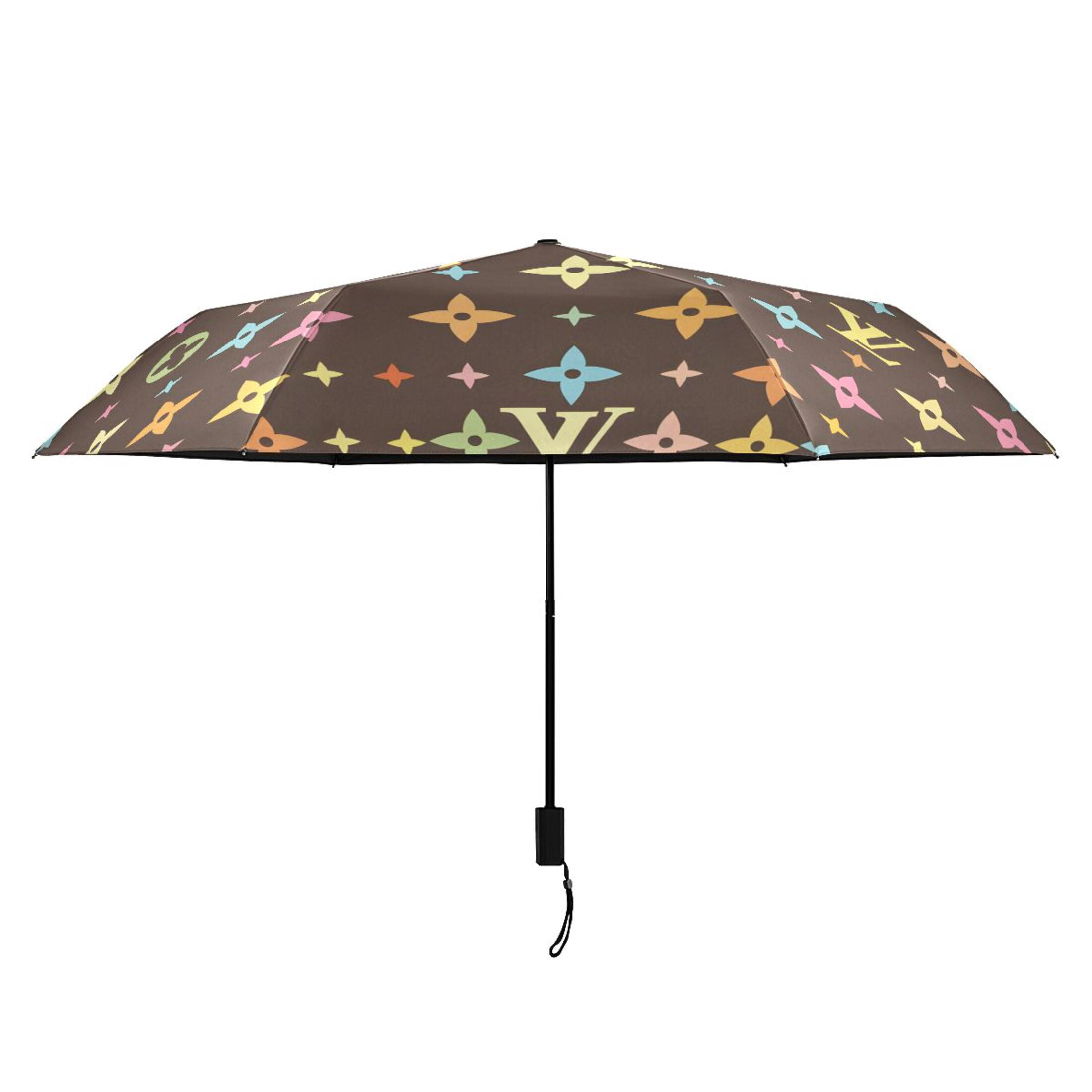 Colorful Star Character Compact Sun Umbrella Windproof Travel Umbrellas for Rain Strong Portable UV Protection