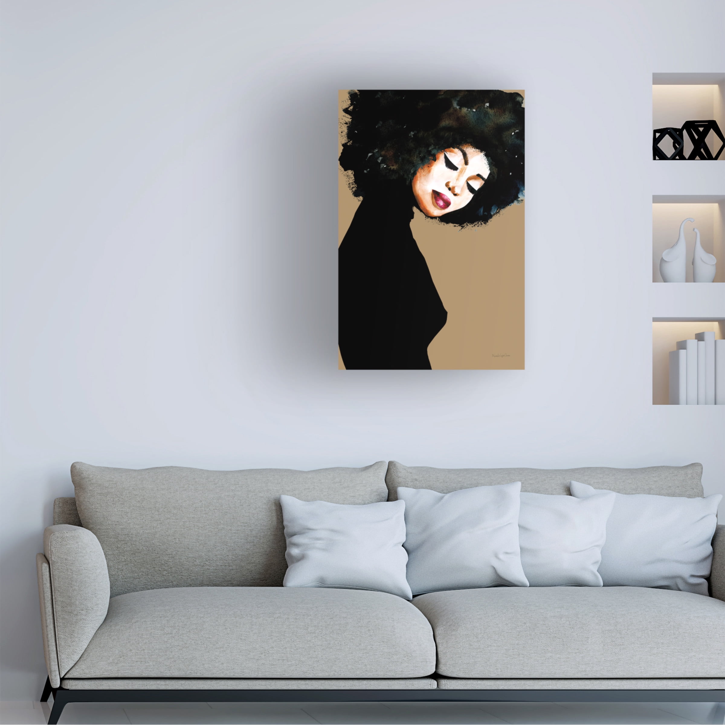 Mercedes Lopez Charro 'Soul' Canvas Art