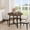 Black Walnut Brown 800, variant on 31.5" Round Dining Table for 4 People, Modern Wood Circle Kitchen Table with Sturdy Industrial Metal Frame, Small Space Saving Dining Room Table for Apartment & Breakfast Nook, (No Chairs), Pear Wood