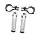 thumbnail image 2 of Estriberas de aleación de aluminio Strade Fareast Limited para motocicletas 30-35 mm Plata, 2 of 8