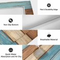 thumbnail image 5 of Farmhouse Light Blue Brown Outdoor Rug 6x9 Ft, Non Slip Washable Area Rug, Vintage Wooden Striped Patio Rugs Carpet Runner, Large Floor Mat for Indoor/Outdoor Deck Porch Camping, 5 of 8