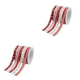 thumbnail image 6 of LABRIMP Christmas Decorative Ribbons Polyester Assorted Color for Women 2Pcs 0.4In, 6 of 7
