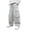 White, variant on Cargo Wide Leg Pants for Kids, Outdoor Elastic Waist Loose Casual Sports Trousers with Multi Pockets for Boys Girls Streetwear White Girls Travel Pants 7-8Y