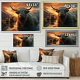 thumbnail image 4 of Designart "Expressive Yaks On The Horizon" Yaks Floater Framed Canvas Art Print, 4 of 5