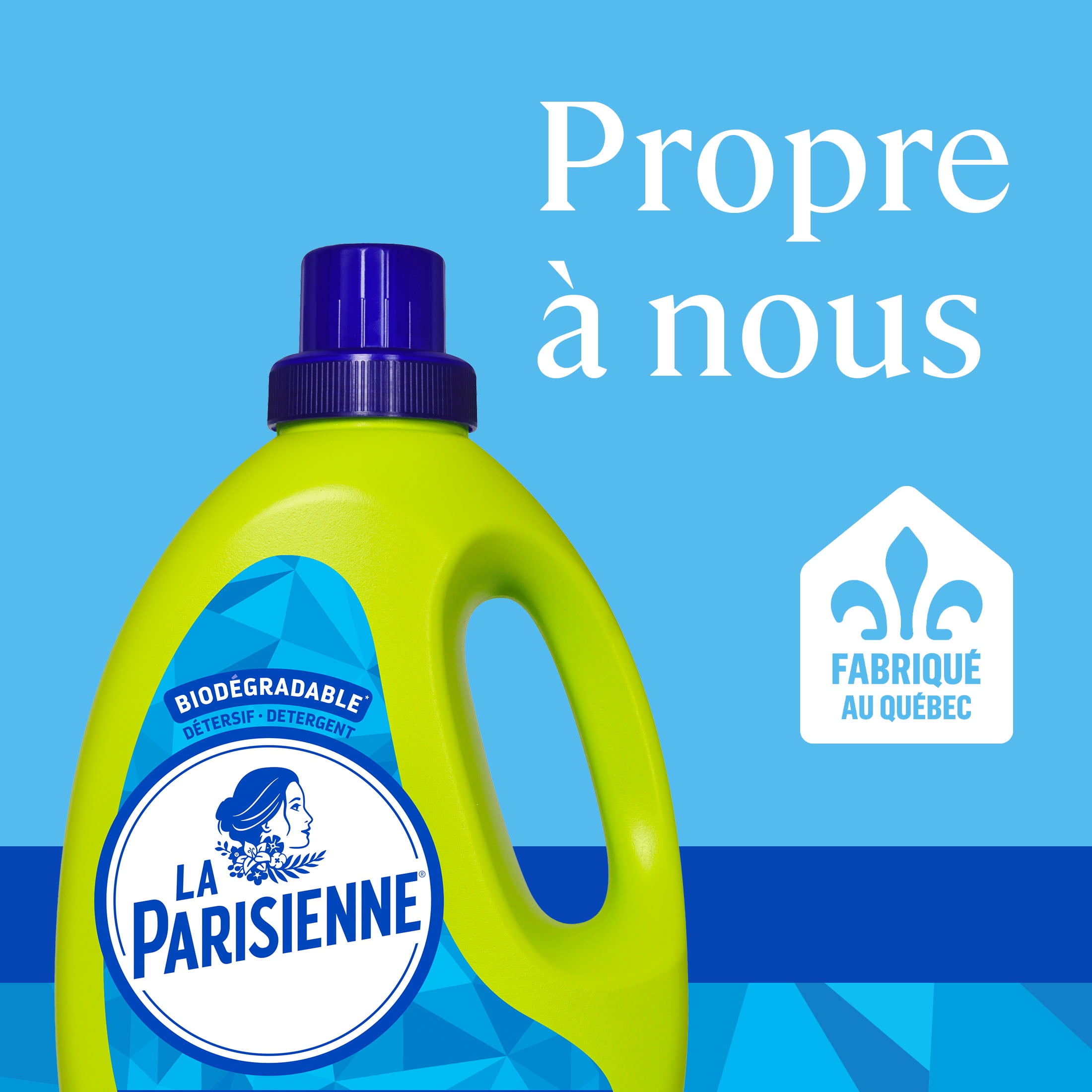 Détergent à lessive liquide La Parisienne, Sérénité, 1.52L, 38 Brassées