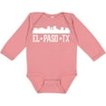 thumbnail image 3 of Inktastic El Paso Texas Skyline TX Cities Boys or Girls Long Sleeve Baby Bodysuit, 3 of 5