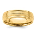 thumbnail image 5 of 14K Yellow Gold Standard Comfort Fit Fancy Band Ring Size 13.5, 5 of 7