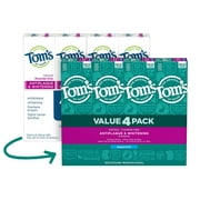 Tom,S Of Maine Fluoride-Free Antiplaque & Whitening Toothpaste, Peppermint (5.5 Oz., 4 Pk.)