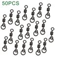 thumbnail image 4 of BAMILL 50pcs Chod Swivel Size 8# Carp Fishing Flexi Ring Swivels, 4 of 4