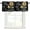 Black, variant on You Are My Sunshine Kitchen Valances for Windows, Yellow Sunflowers Cute Bees Heart Dark Gray Bathroom Window Valances 42x12 Inch Window Treatments Valance Curtains for Living Room Bedroom Decor
