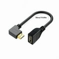 thumbnail image 6 of Efficient 4K HDMI Male to Female L Shaped 90 Degree Adapter Extension Cable for Quality Video Transmission Travel Use, 6 of 11
