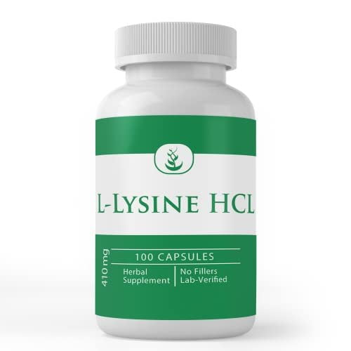 PURE ORIGINAL INGREDIENTS L-Lysine HCL 100 Capsules Always Pure, No Additives Or Fillers, Lab Verified