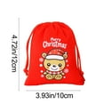 thumbnail image 3 of ToyKingdee Small Coth Christmas Gift Bags with Drawstring, Jewelry Bags Bulk, Mini Velvet Pouch for Wrapping Holiday Party Favors or Gifts for Friends, 3 of 7