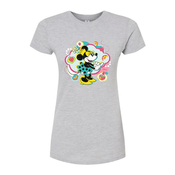 Disney - Minnie Pop Cloud - Juniors Fitted Graphic T-Shirt