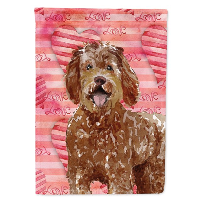 "Caroline's Treasures CK1763GF Love a Labradoodle Garden Size Outdoor-Flags, Multicolor" Caroline's Treasures CK1763GF